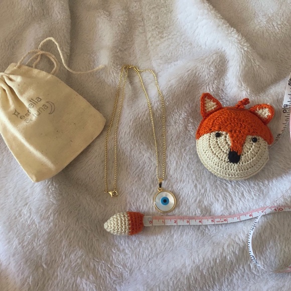 Evil Eye Carved Shell Boho Necklace 14K Gold - Picture 8 of 8